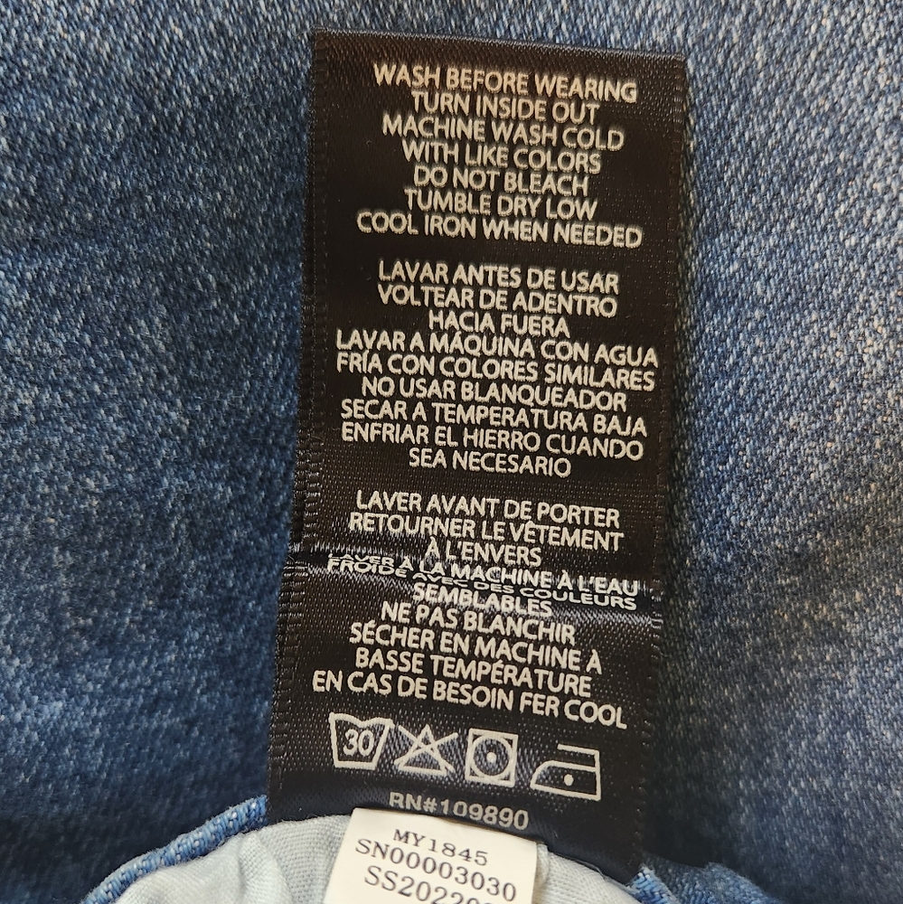 NWT Seven7 Mid Rise Slim Straight Limited Edition Jeans Size 12 - Picture 8 of 8